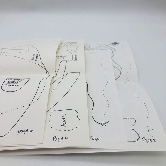 S. Claus & Co Santa Apron Quilt Pattern 86901 Watermelon Cart Fiber Mosaics Wall - Picture 5 of 5